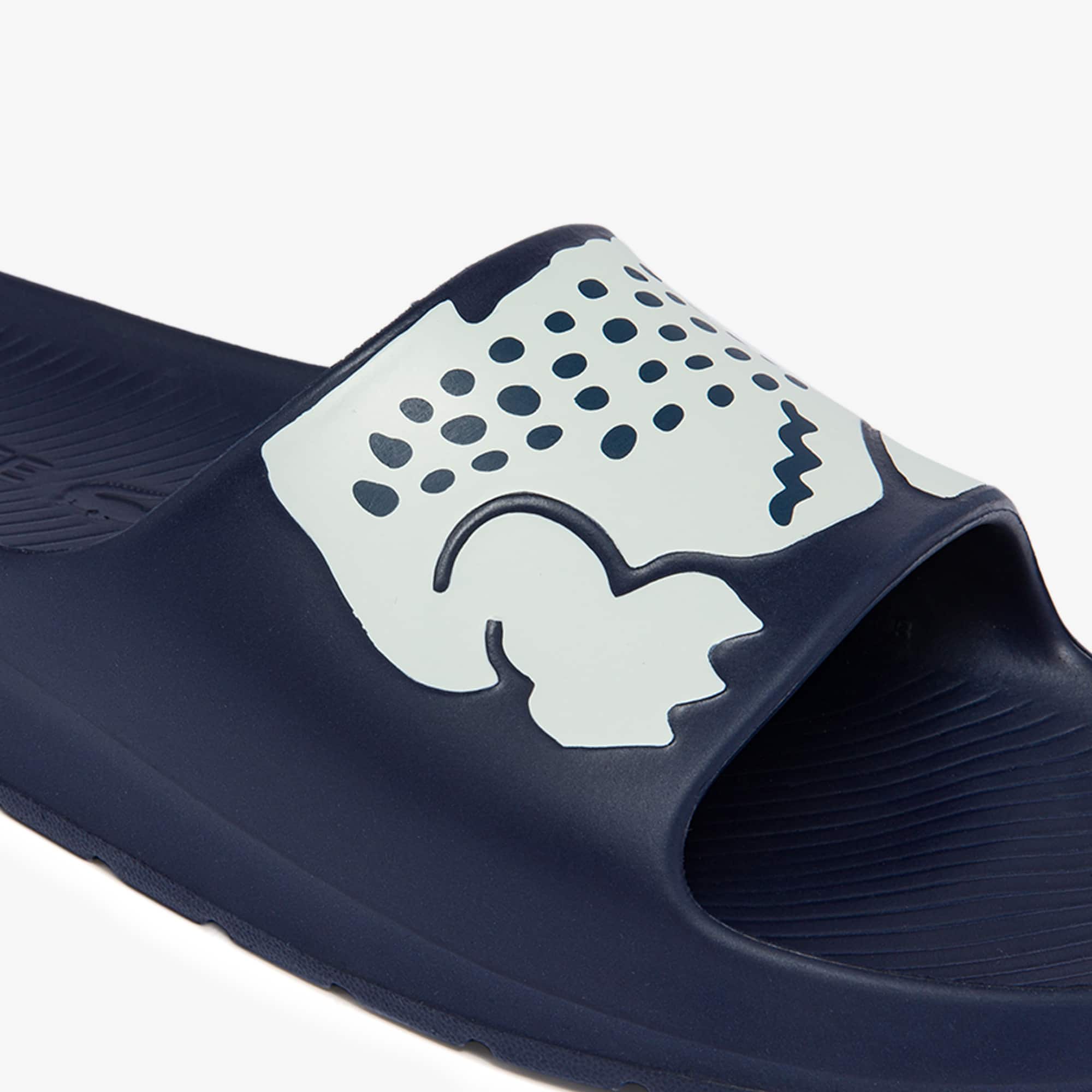 Lacoste CROCO 2.0 0721 2 Mens Sliders Navy//White